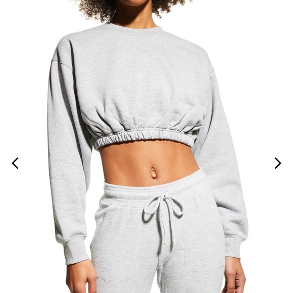 ALO Yoga Tops - Alo Devotion Cropped Sweatshirt